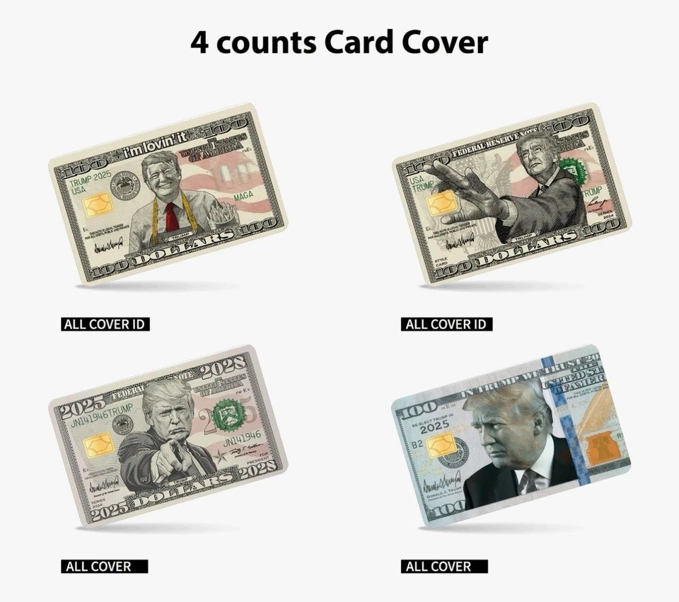 Funny Meme Small Chip Pop Culture Parody Credit Card Skin (4-Pack) | Made in USA Print on Demand