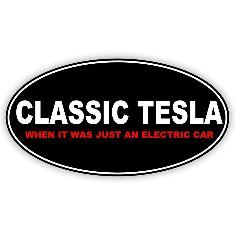 Anti Elon Tesla Pack (7 ) Funny Meme Bumper for Car Window Decal | Made in USA Print on Demand
