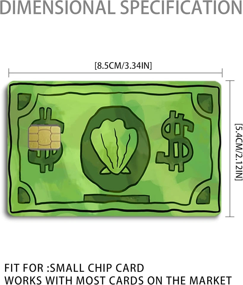 Blockbuster Seabucks Get of Jail Free S Chip Credit Card Skin (3-Pack) | Made in USA Print on Demand