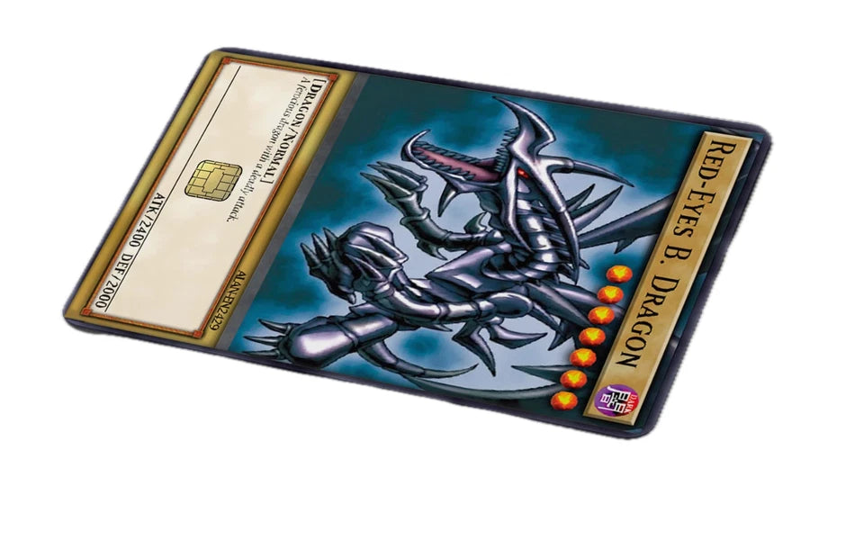 Anime Monster for Credit & Debit TCG Style Matte Credit Card Skin (6-Pack) | Made in USA Print on Demand