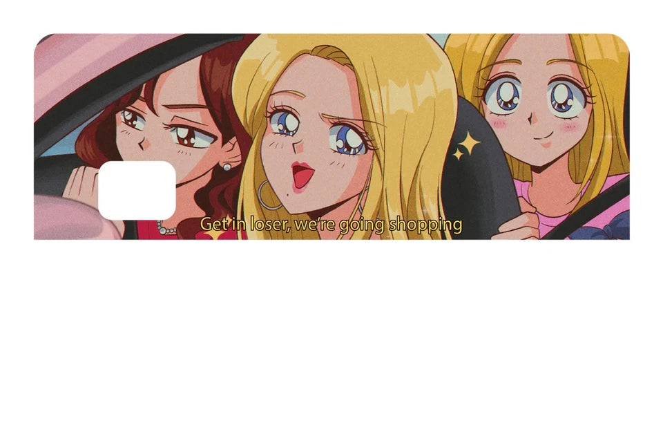 "We're Going Shopping" Funny Humor Shopper Pop Culture Credit Card Skin (4-Pack) | Made in USA Print on Demand