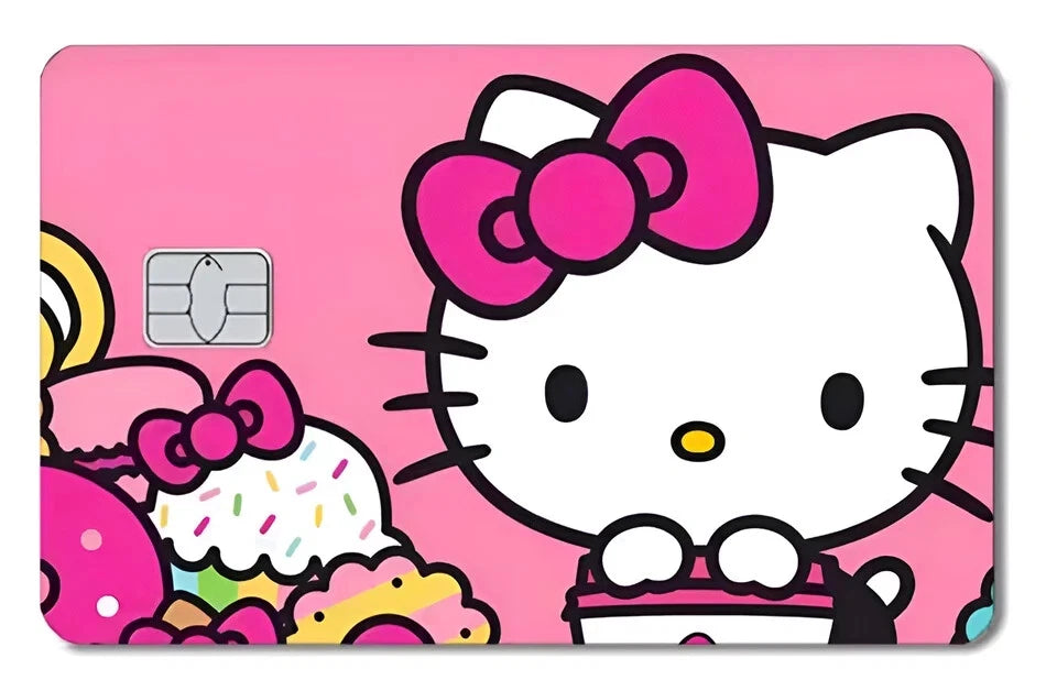 Hello Kitty Hello Kitty 6 Pk Credit Card Skin | Made in USA Print on Demand