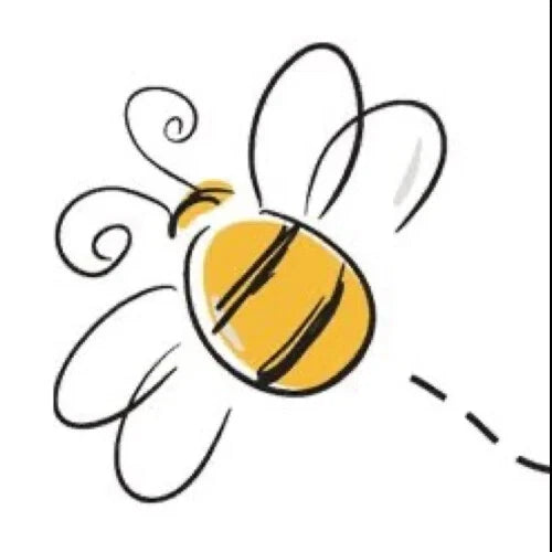 Bee Bumble Bee Bumper Wall Laptop Window 4" Decal (3-Pack) | Made in USA Print on Demand