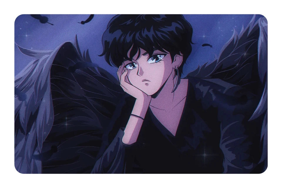 Black Swan Anime Manga Character Gothic Kawaii Credit Card Skin (4-Pack) | Made in USA Print on Demand