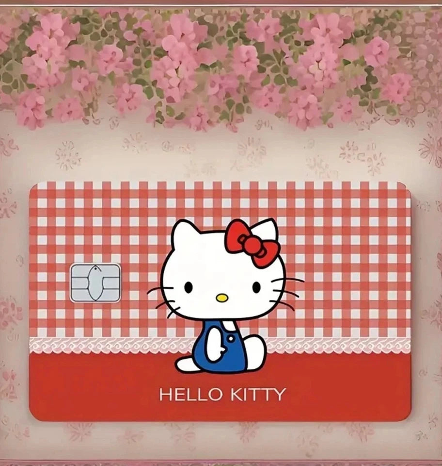 Hello Kitty Variety Set Cute Anime Credit Card Cove Credit Card Skin (6-Pack) | Made in USA Print on Demand
