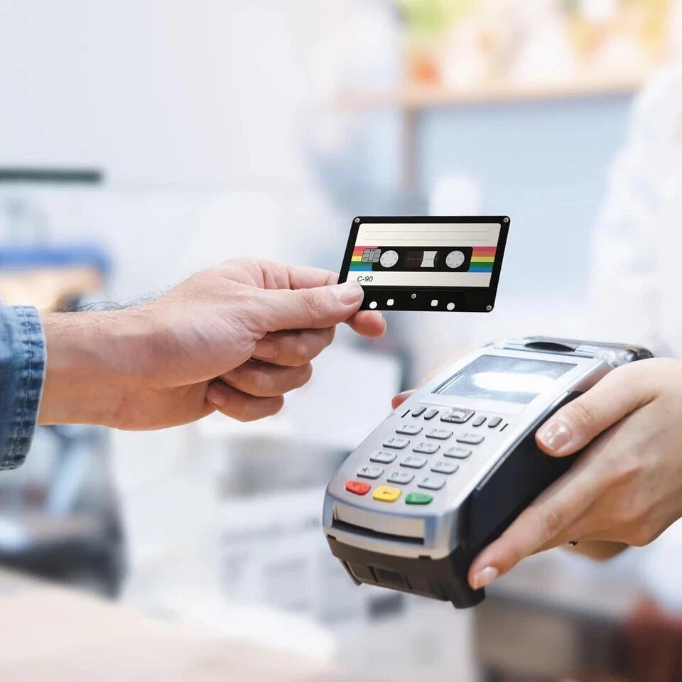 Cassette Tape Credit Card Skin (2-Pack) | Made in USA Print on Demand