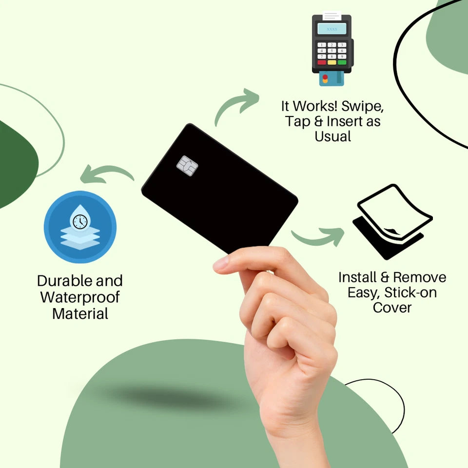 Funny Green  Parody Trump, Chalino, Gr Credit Card Skin (4-Pack) | Made in USA Print on Demand