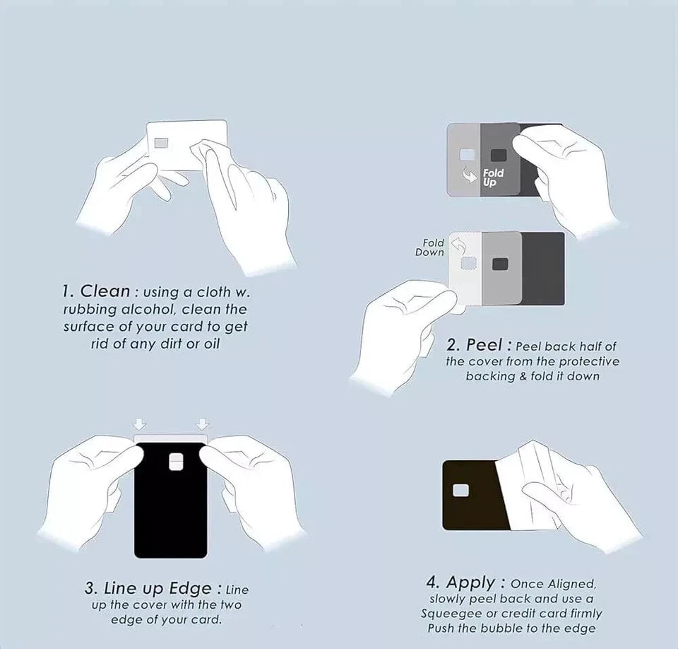 Bitcoin  Black Crypto BTC for Finance & Tech Fan Credit Card Skin (2-Pack) | Made in USA Print on Demand