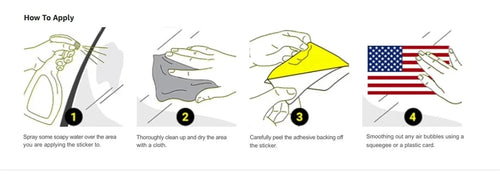 An Appeal to Heaven Flag  5"x3" Pine Tree Patriotic Decal (3-Pack) | Made in USA Print on Demand